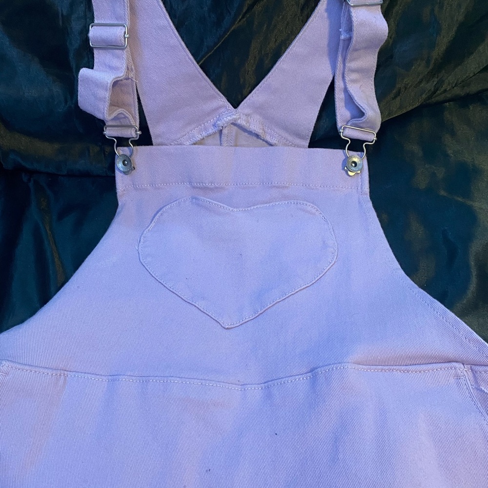 Lavender overall dress